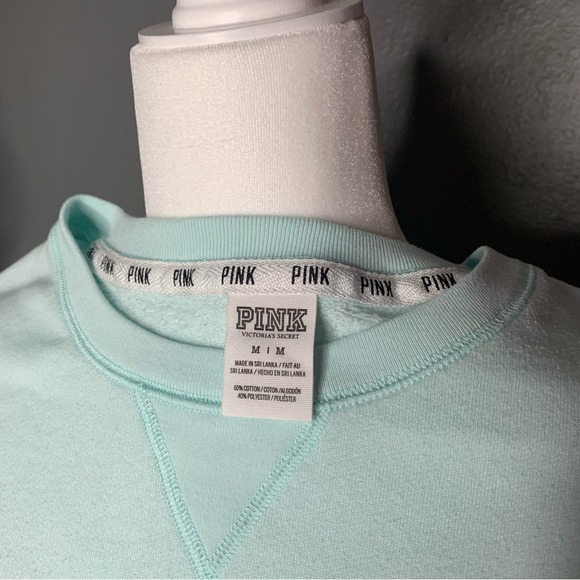 PINK VS Seafoam Green Sweatshirt - Picture 9 of 10
